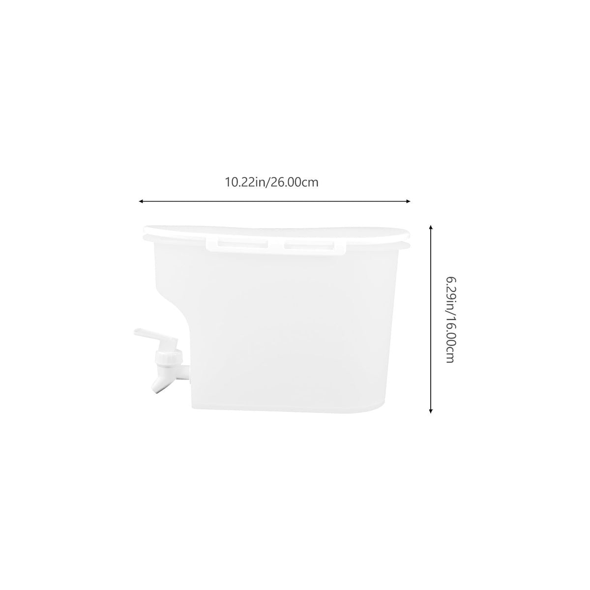 Water Jug with Faucet Heat Resistant PP Pitcher Q238