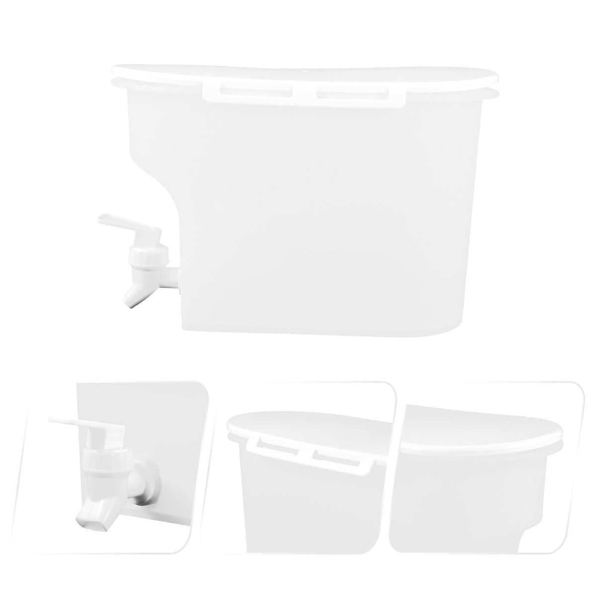 Water Jug with Faucet Heat Resistant PP Pitcher Q238