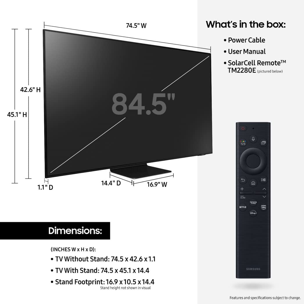 85-Inch 4K Neo QLED Smart TV R8459