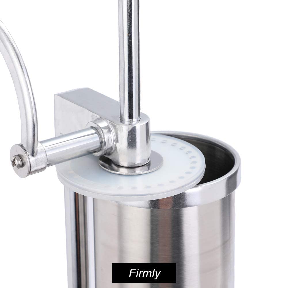 Stainless Steel Vertical Sausage Stuffer with 8 Stuffing Tubes M5676