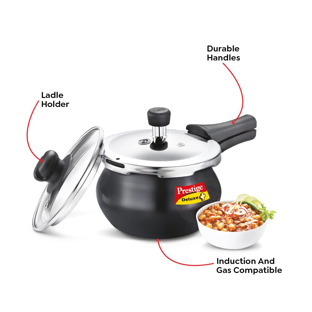 Hard Anodised Pressure Cooker with Stainless Steel Lid 3.0 Liters F5801