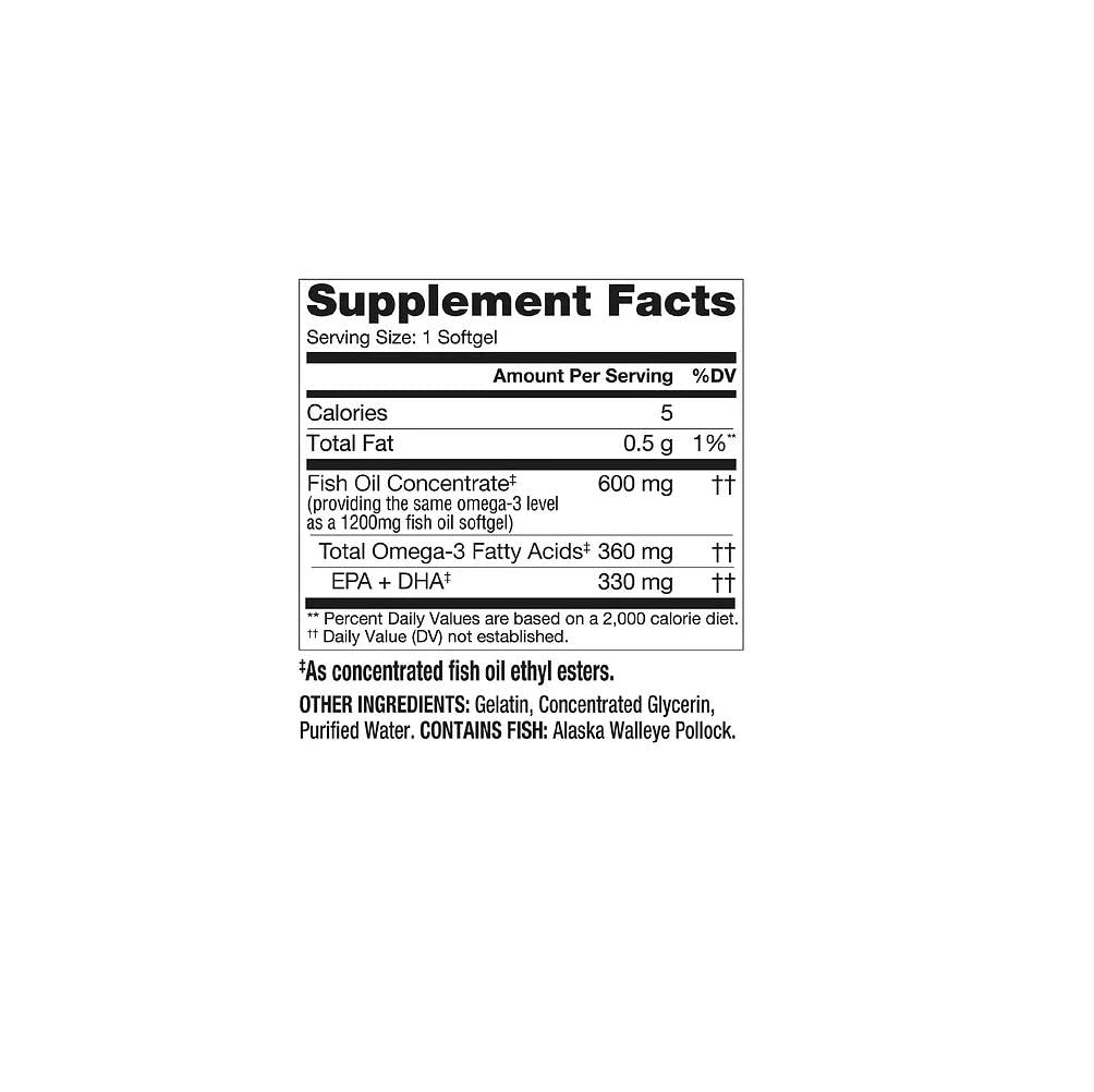 Fish Oil 1200 mg Softgels C997