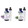 Organic Lavender & Rosemary Essential Oils Bundle 4oz Each N5909