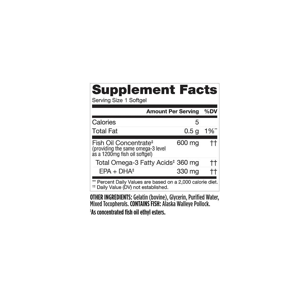 Fish Oil 1200 mg Softgels C997