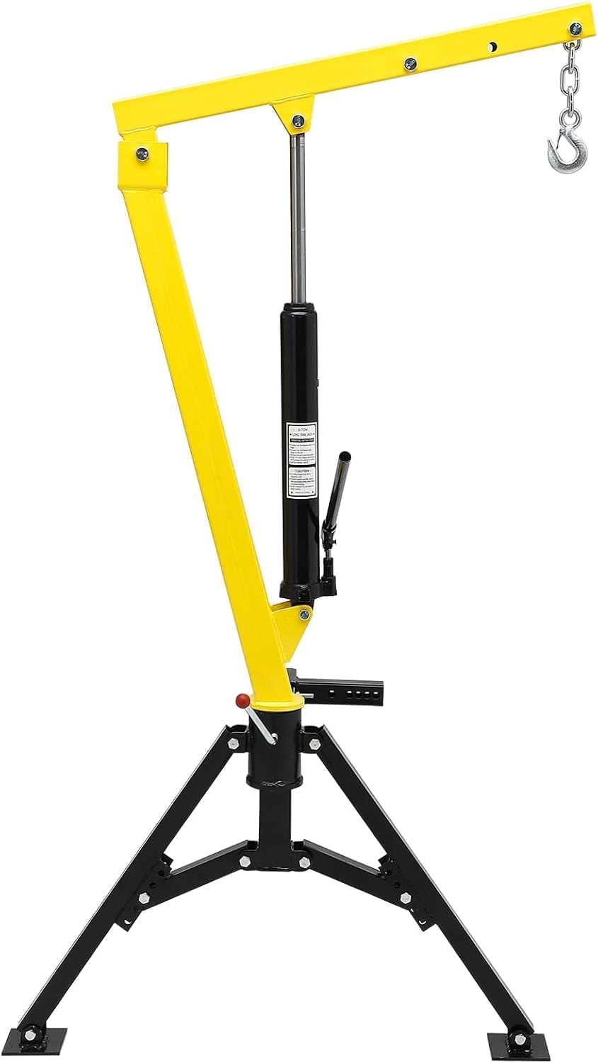 Hydraulic Pickup Crane, 1000 Lbs Lifting Capacity, 360° Swivel K7035