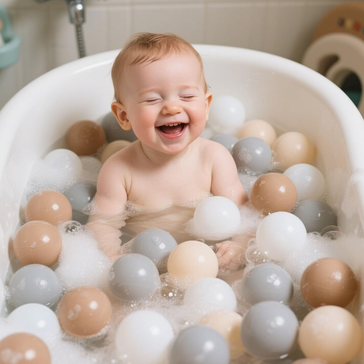 100pcs 2.15inch BPA Free Crush Proof Plastic Balls A5545