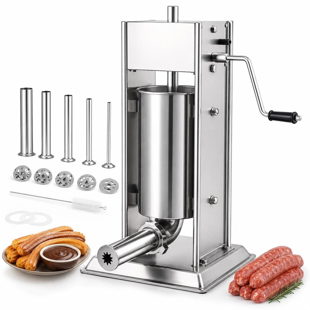 3L 304 Stainless Steel Sausage Stuffer & Churro Maker X174734