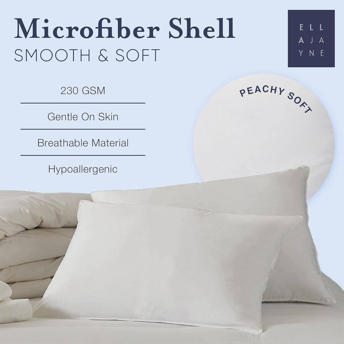 King Size Down Alternative Pillows Set of 2 X32565