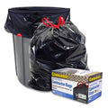 42 Gallon 2 MIL Black Heavy Duty Trash Bags T3769