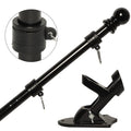 6FT Black Stainless Steel Flag Pole Kit B82282
