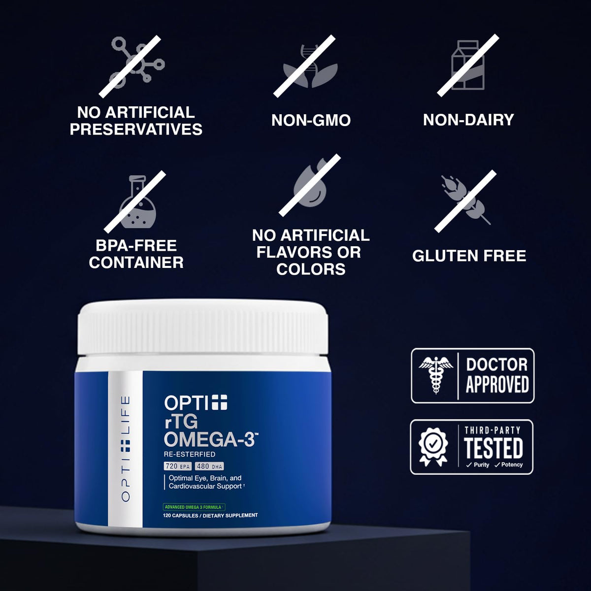 Omega 3 Fish Oil 1200mg Softgels 120 Ct C2361