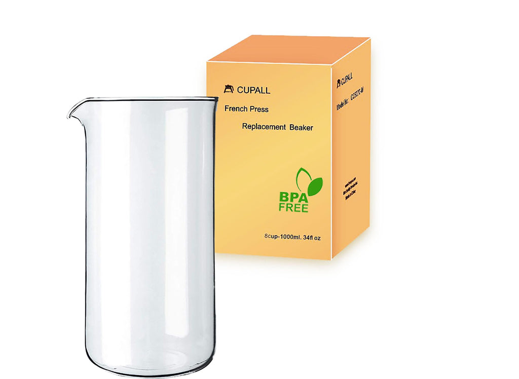 34 oz Borosilicate Glass French Press Replacement Beaker N3586