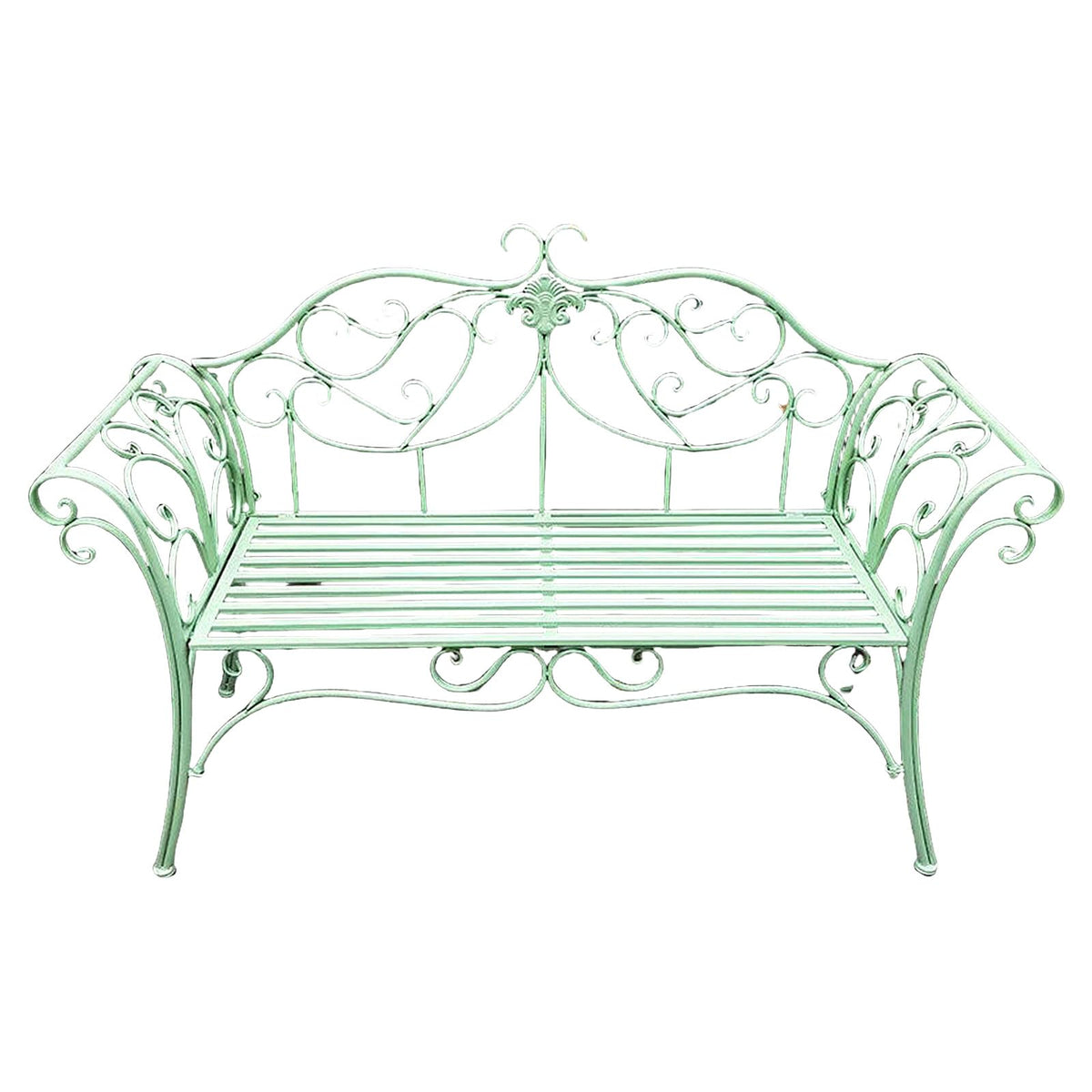 2-Seat Metal Outdoor Bench F675951