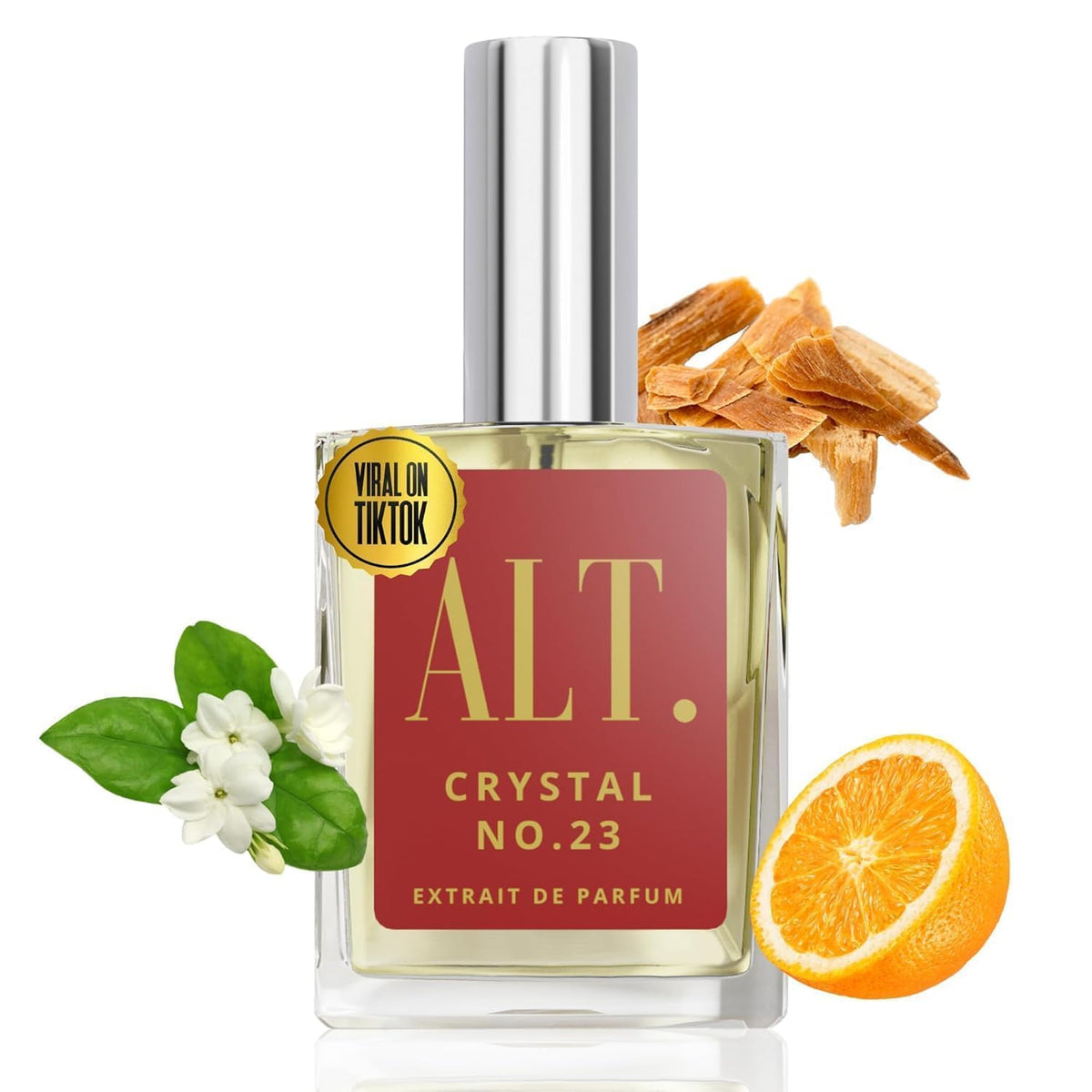 Unisex Extrait de Parfum with Jasmine Amberwood & Cedar Notes 60ml F4785