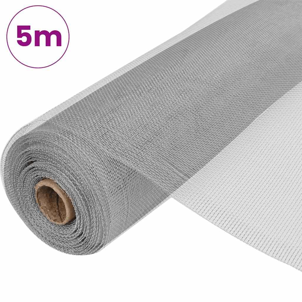 Aluminum Mesh Roll 39.4x196.9 Inch Silver Z1931