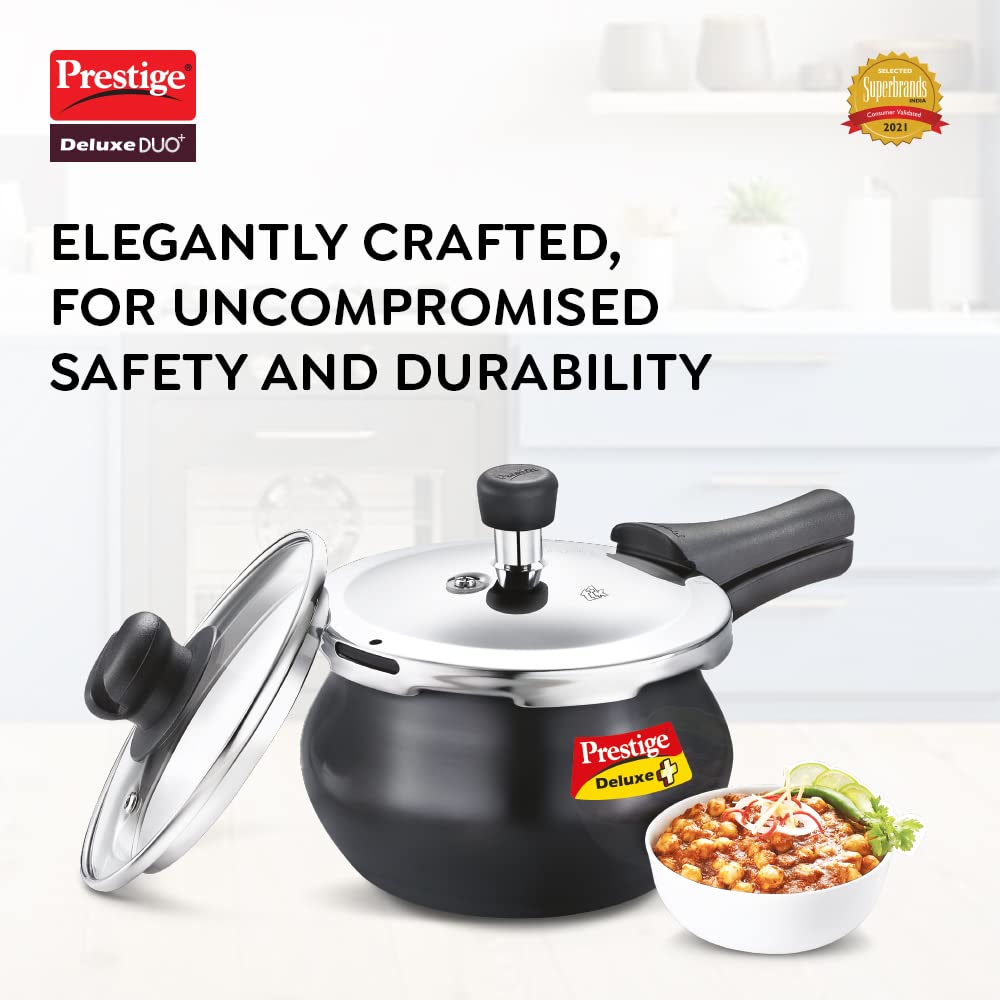 Hard Anodised Pressure Cooker with Stainless Steel Lid 3.0 Liters F5801
