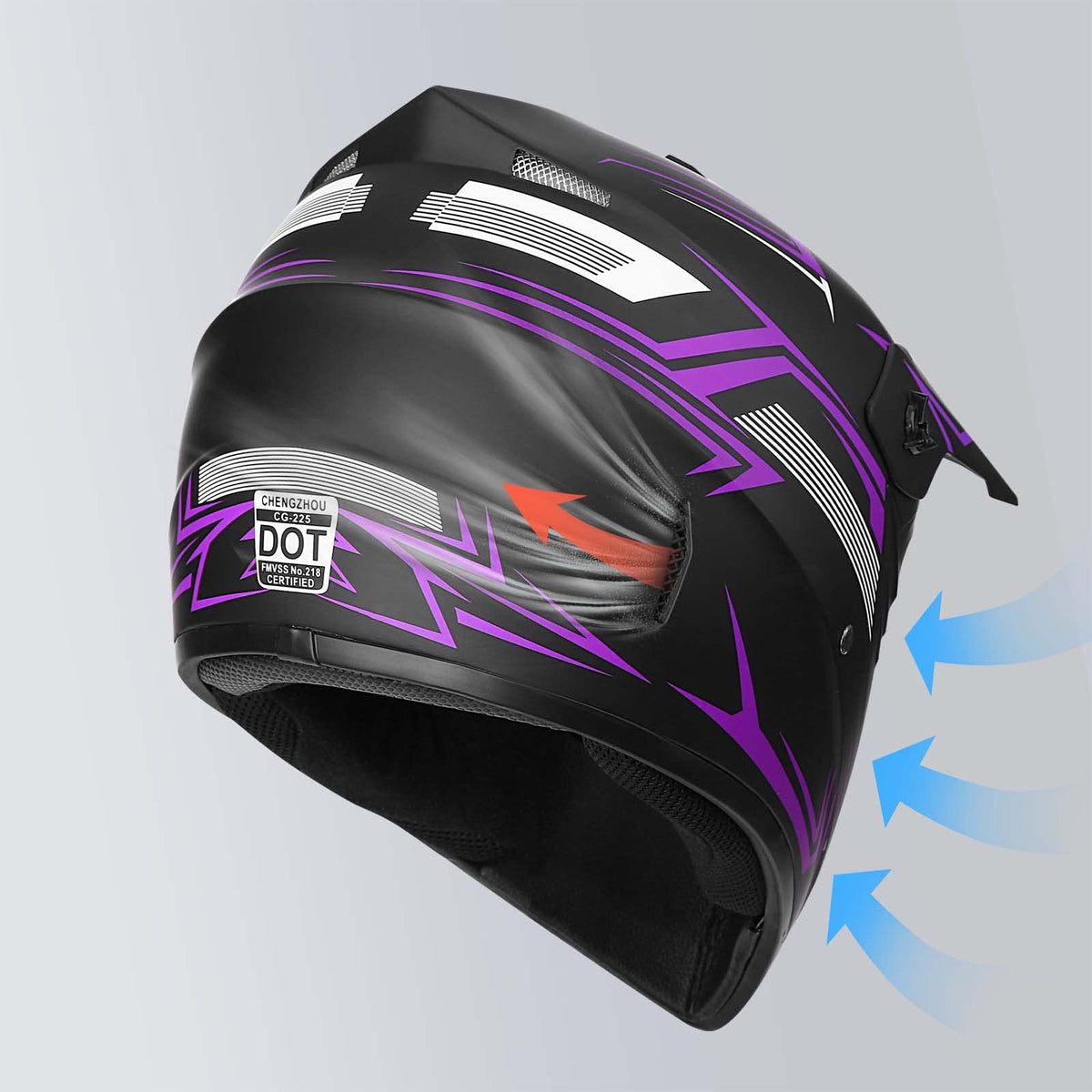Youth Kids DOT Approved Full Face Motocross Helmet R745550