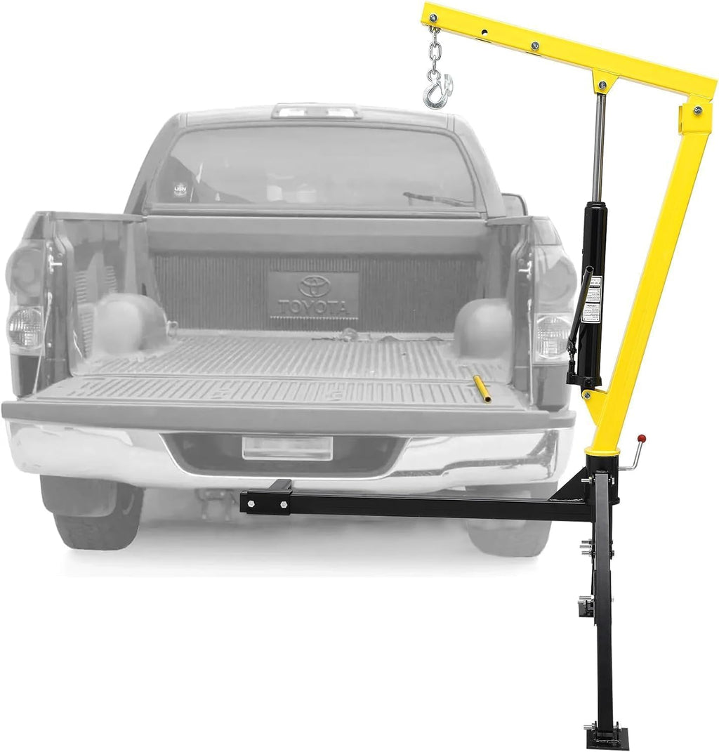 Hydraulic Pickup Crane, 1000 Lbs Lifting Capacity, 360° Swivel K7035