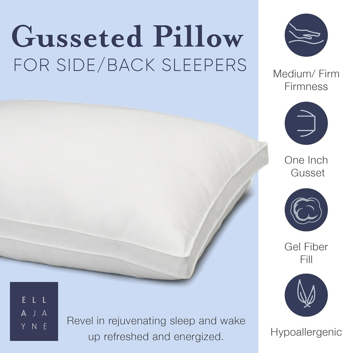 King Size Down Alternative Pillows Set of 2 X32565