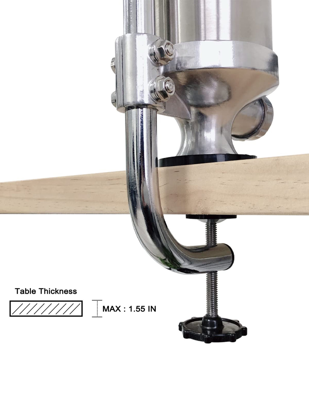 Stainless Steel Vertical Sausage Stuffer with 8 Stuffing Tubes M5676