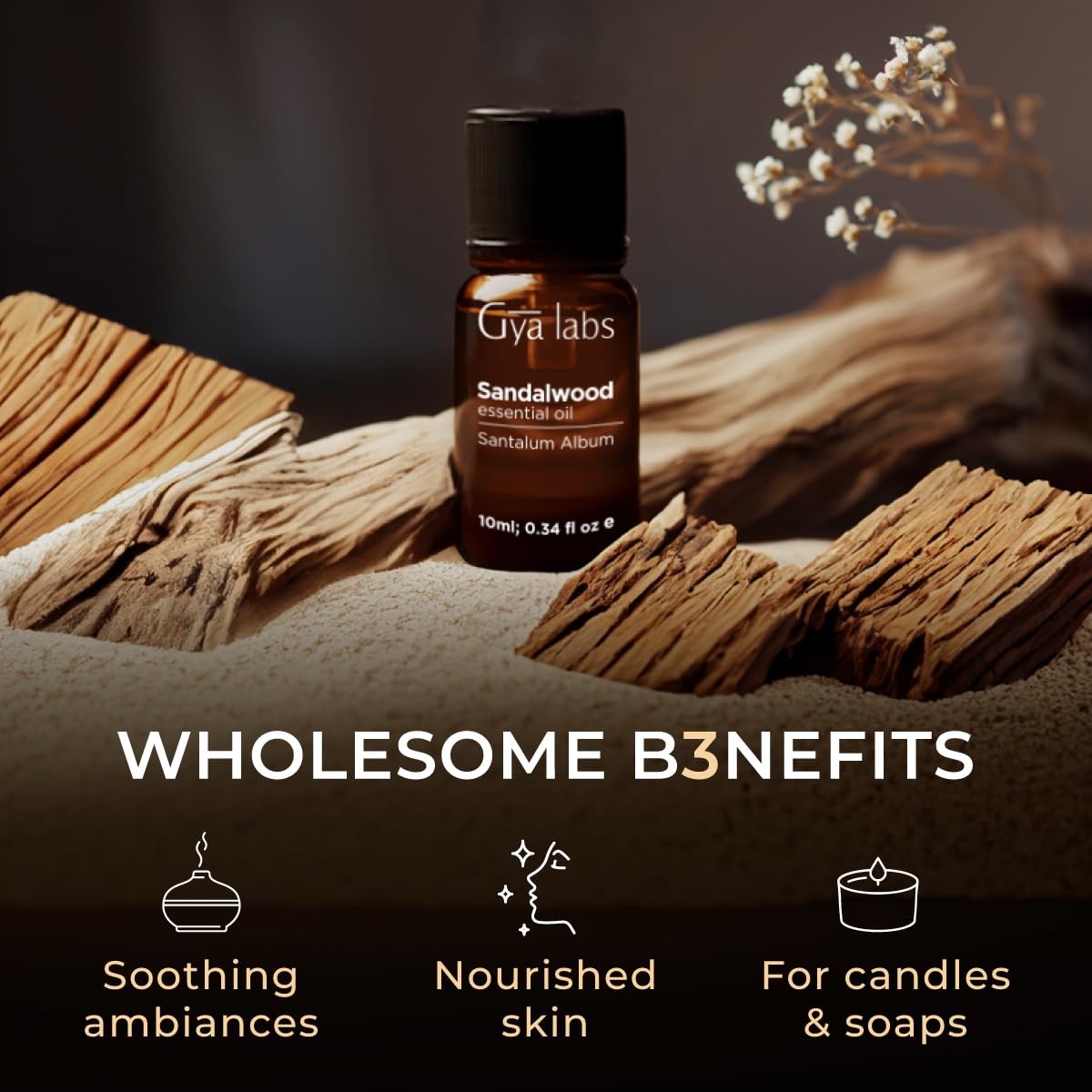 Jasmine & Sandalwood Essential Oils Set U94367
