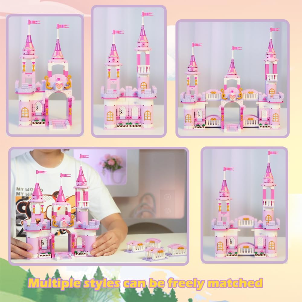 541 Pieces Multi Shaped Castle Building Blocks B575