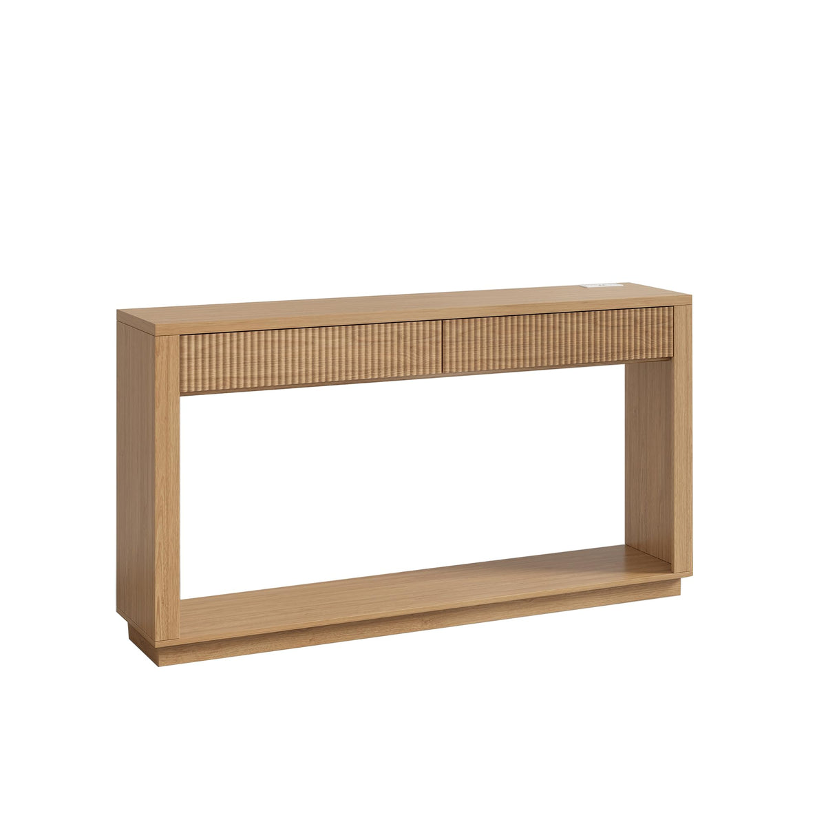 63 Inch Oak Console Table with 2 Drawers H6549