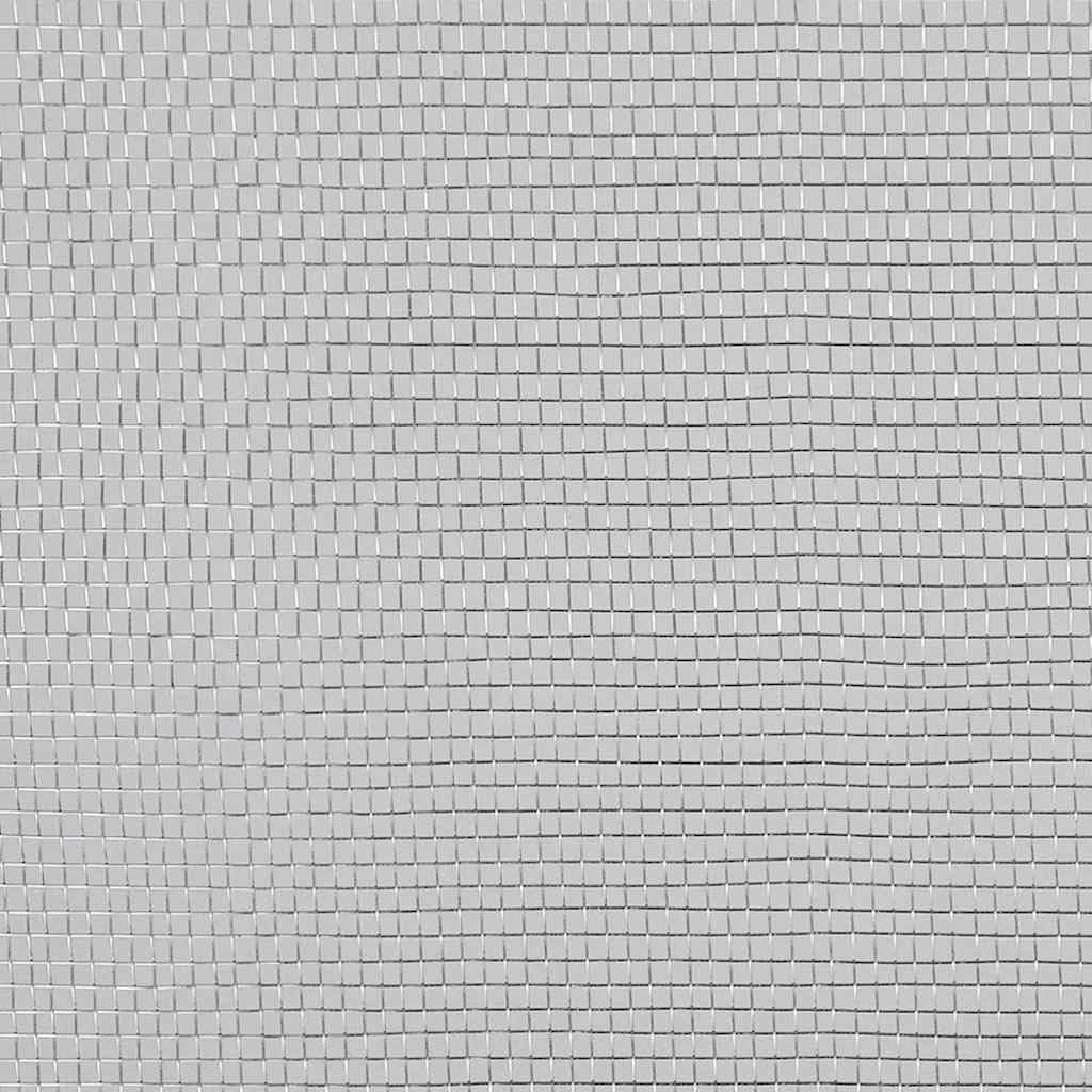 Aluminum Mesh Roll 39.4x196.9 Inch Silver Z1931