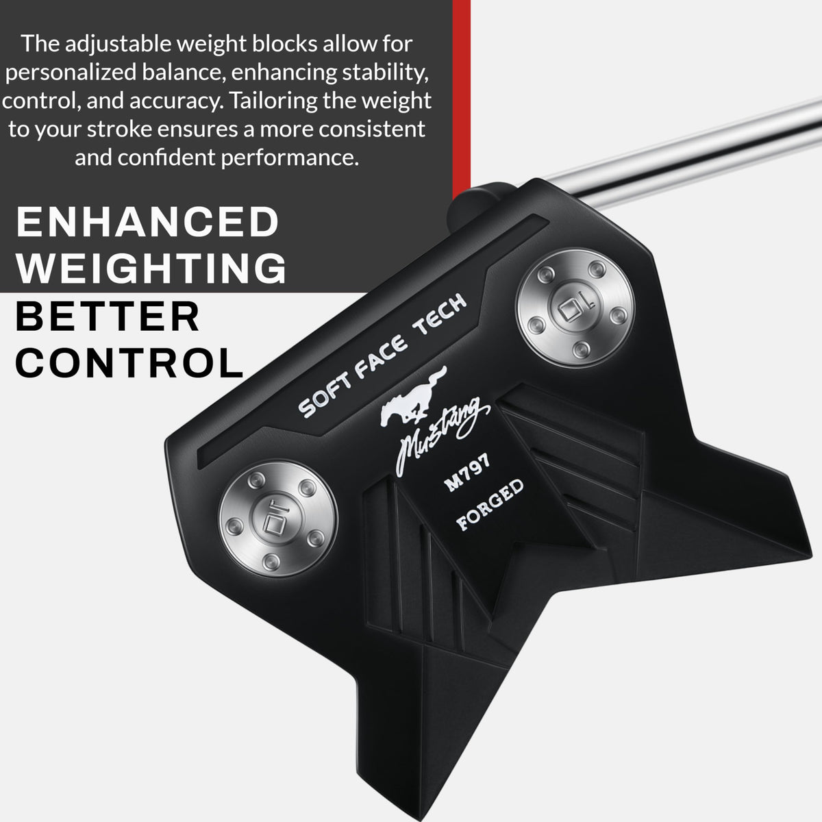 Forged Blade & Mallet Plumber's Neck Putter U684