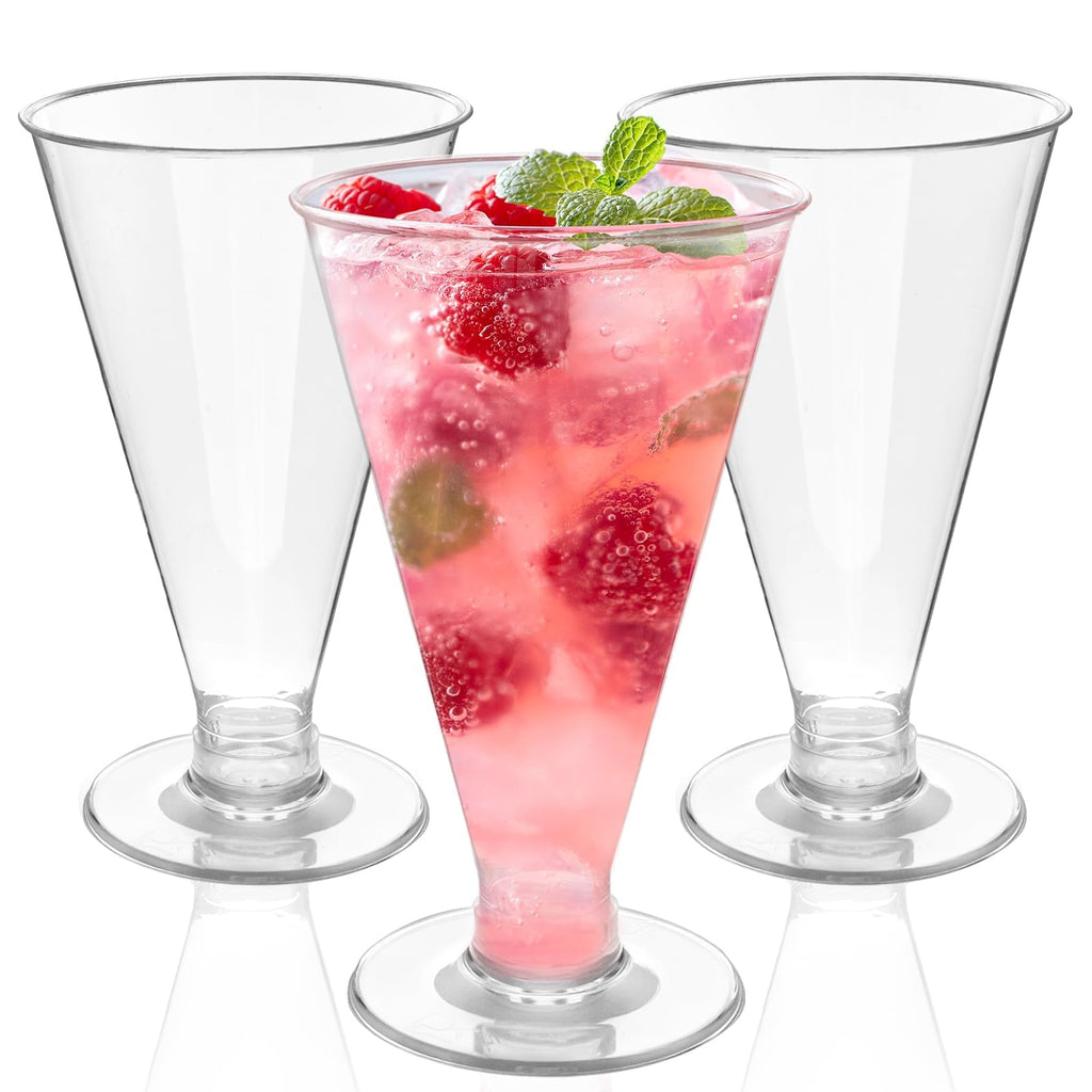 40 PCS 6 oz Plastic Martini Glasses M5260