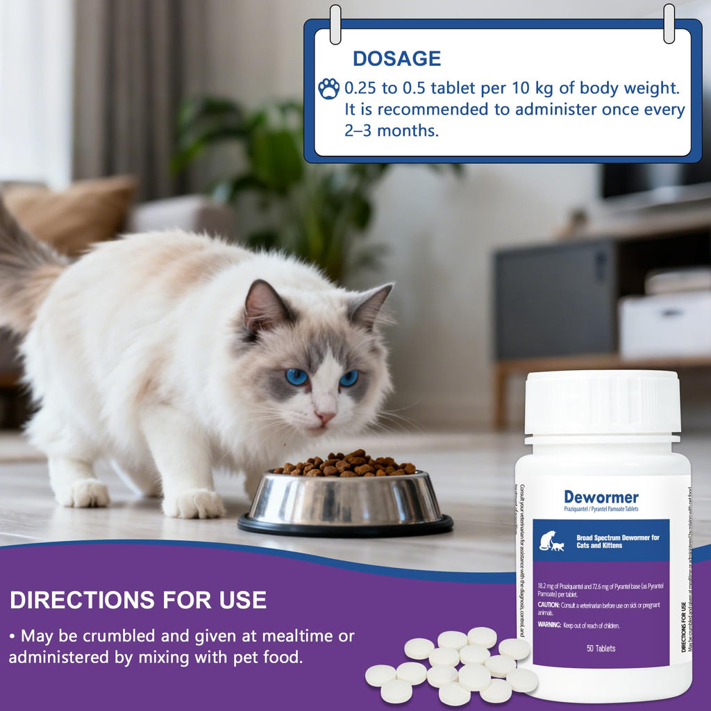 Broad-Spectrum Dewormer, 50 Tablets S699754