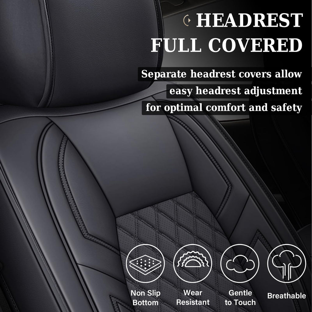 Leather Car Seat Covers Full Set Z19233
