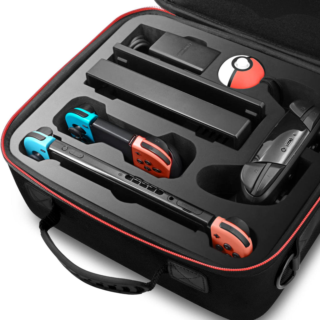 Black Carrying Case with Handle and Shoulder Strap R340