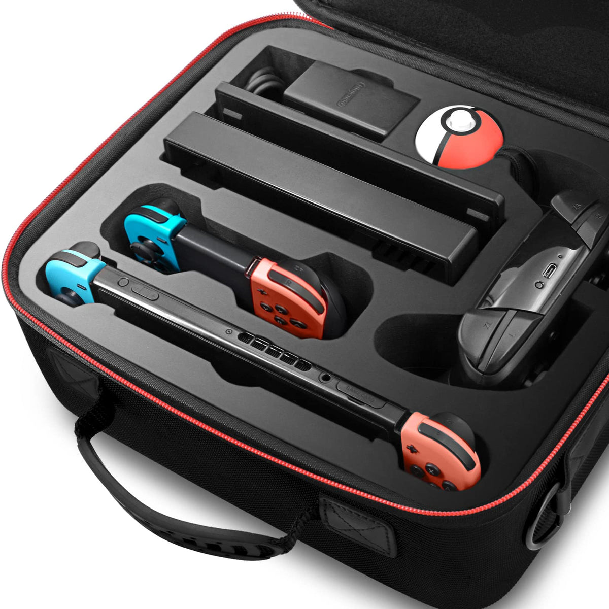 Black Carrying Case with Handle and Shoulder Strap R340