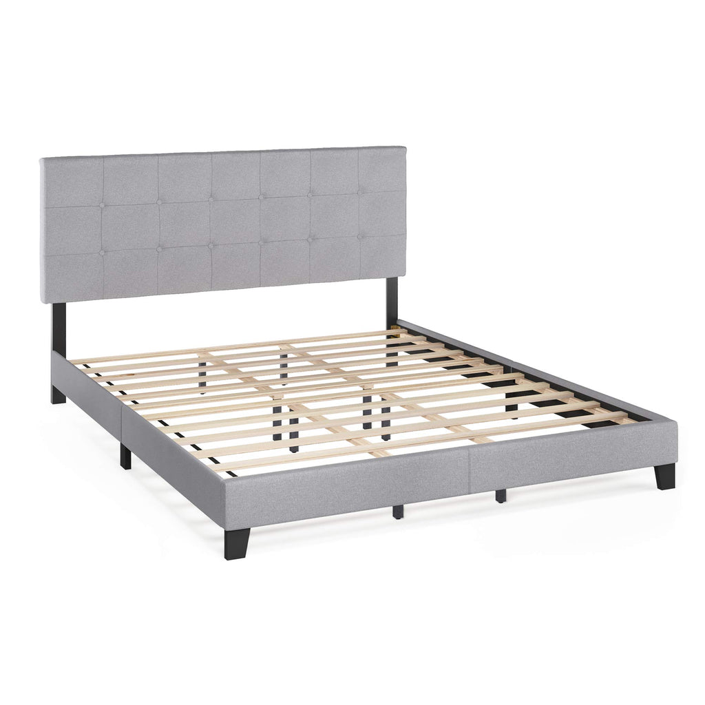 California King Upholstered Platform Bed Frame P18303