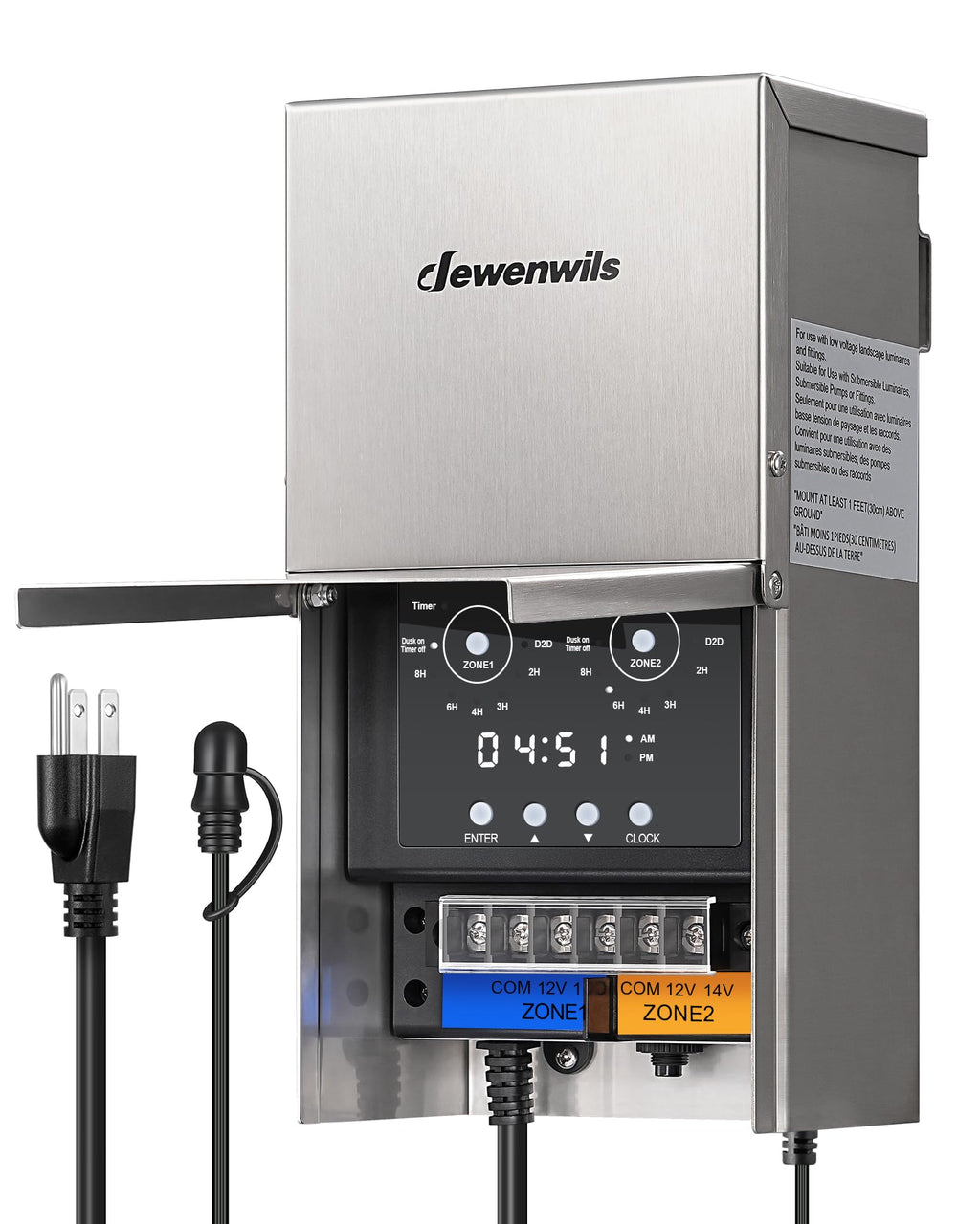 200W Low Voltage Landscape Transformer U97884