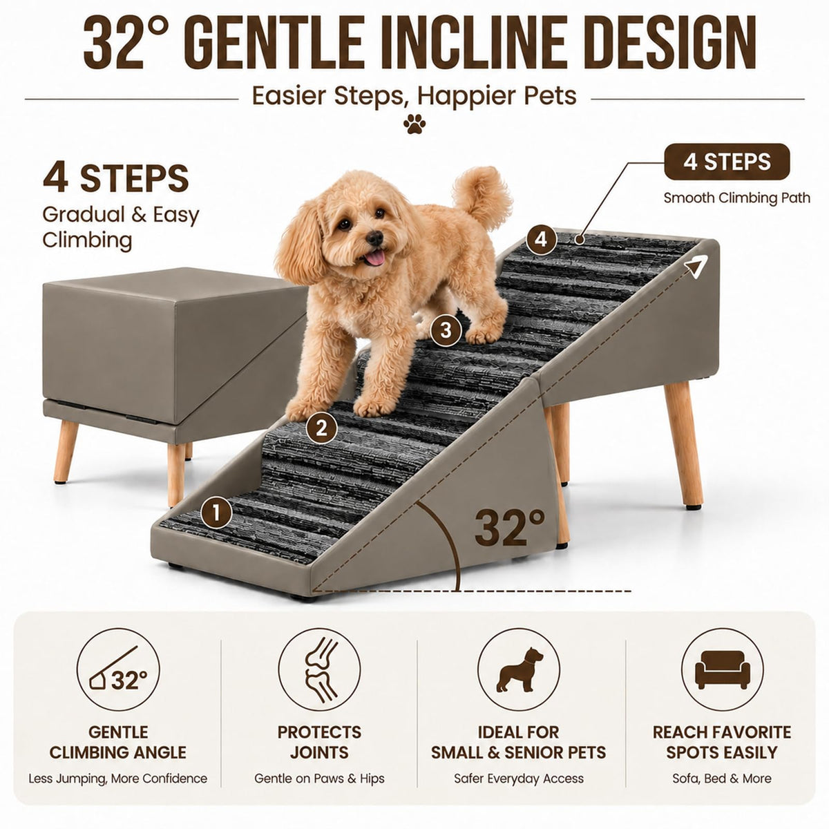Small Dog Stairs S8295