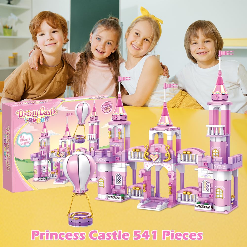 541 Pieces Multi Shaped Castle Building Blocks B575