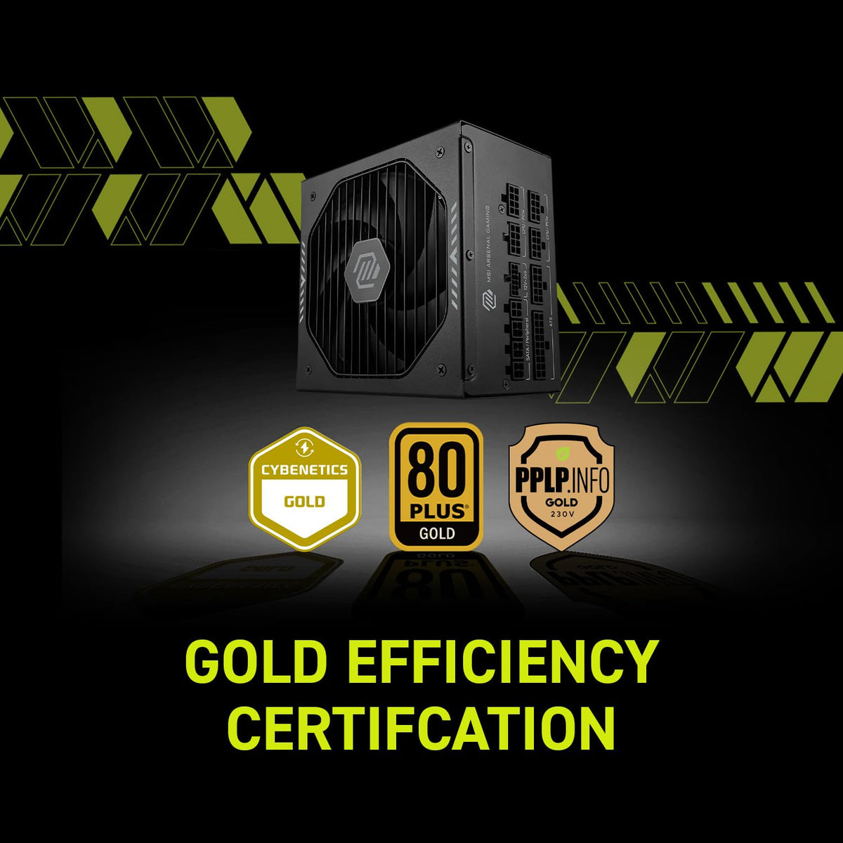 Fully Modular Compact 1000W 80+ Gold ATX 3.1 Power Supply C259474