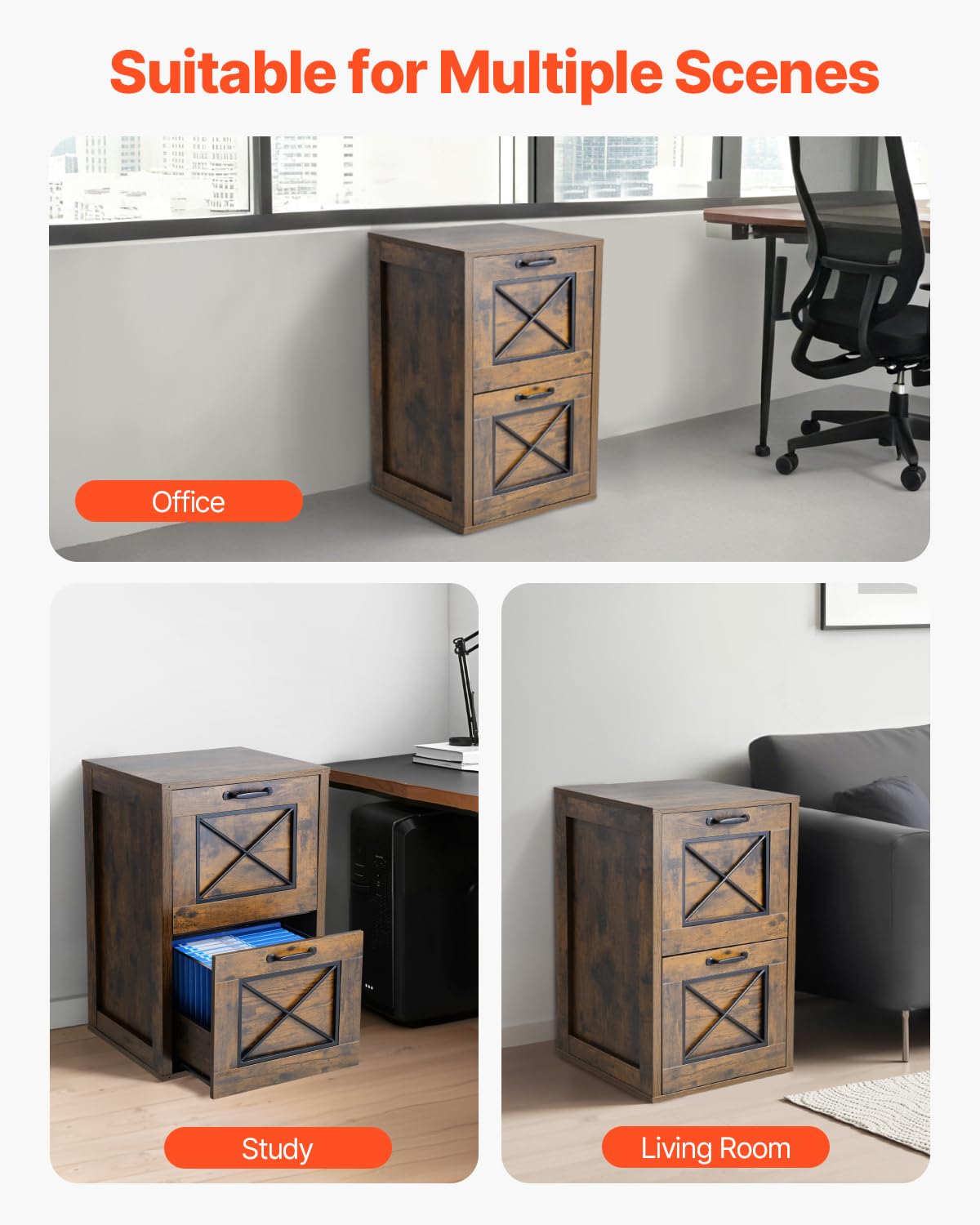 2 Drawer Vertical File Cabinet O53300