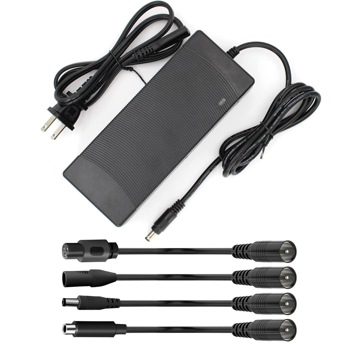 54.6V 2A Lithium Battery Charger with 5 Adapter Plugs H35380