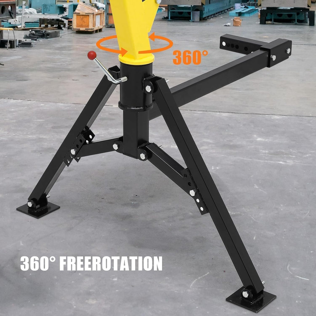 Hydraulic Pickup Crane, 1000 Lbs Lifting Capacity, 360° Swivel K7035
