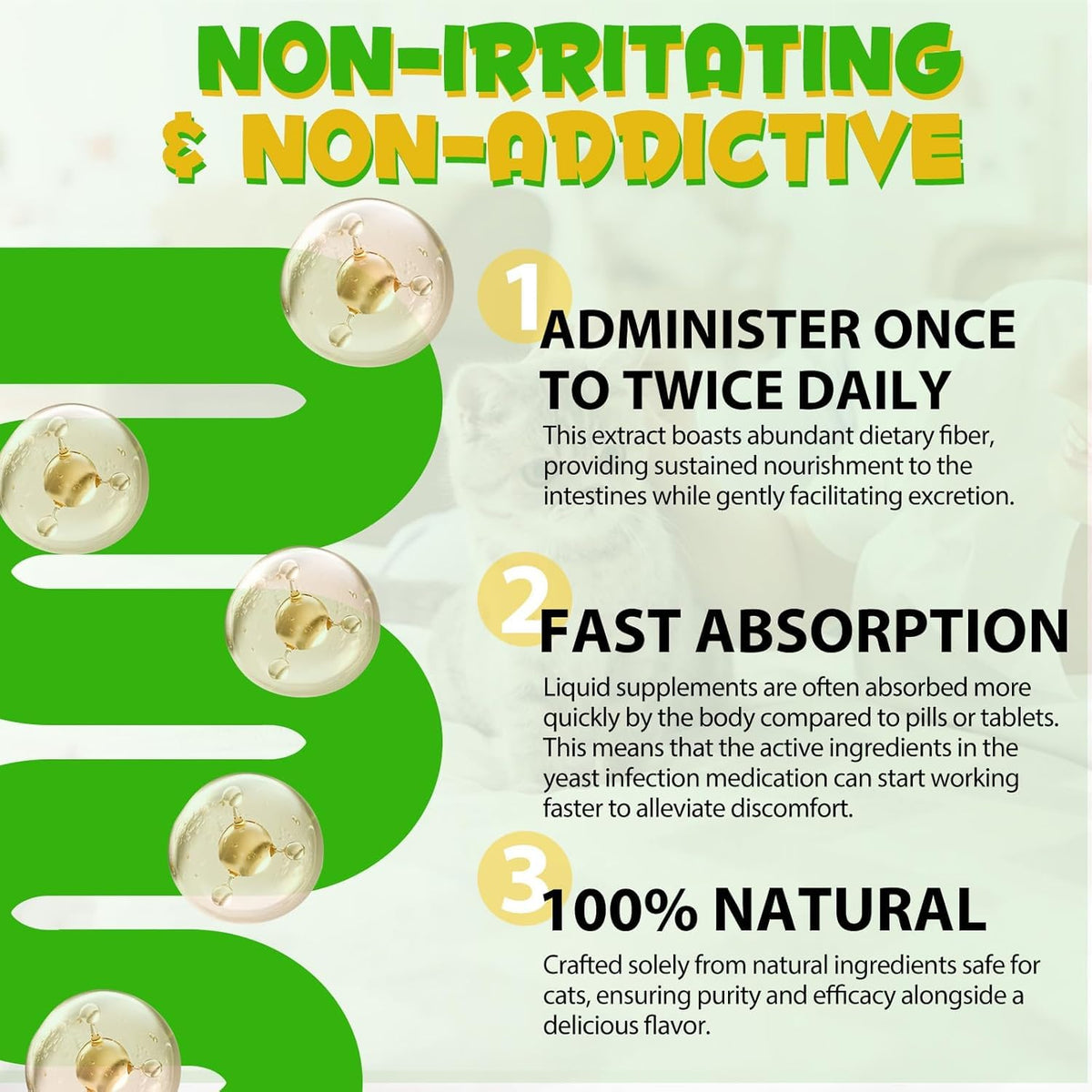 2 oz Probiotic Cat Laxative Stool Softener Y995