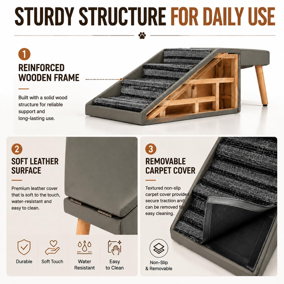 Small Dog Stairs S8295