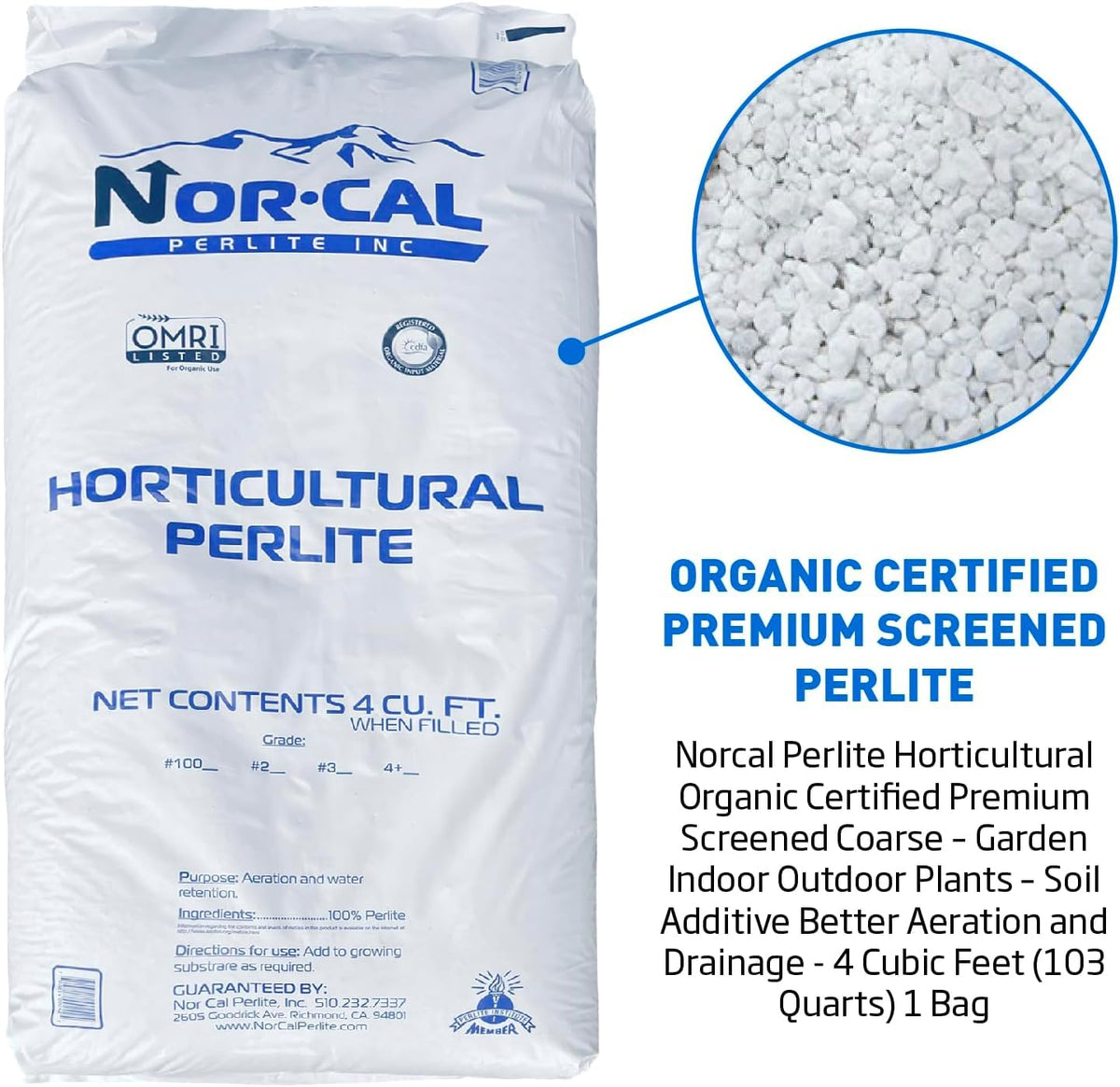 Perlite 4 Cubic Feet 1 Bag O623315