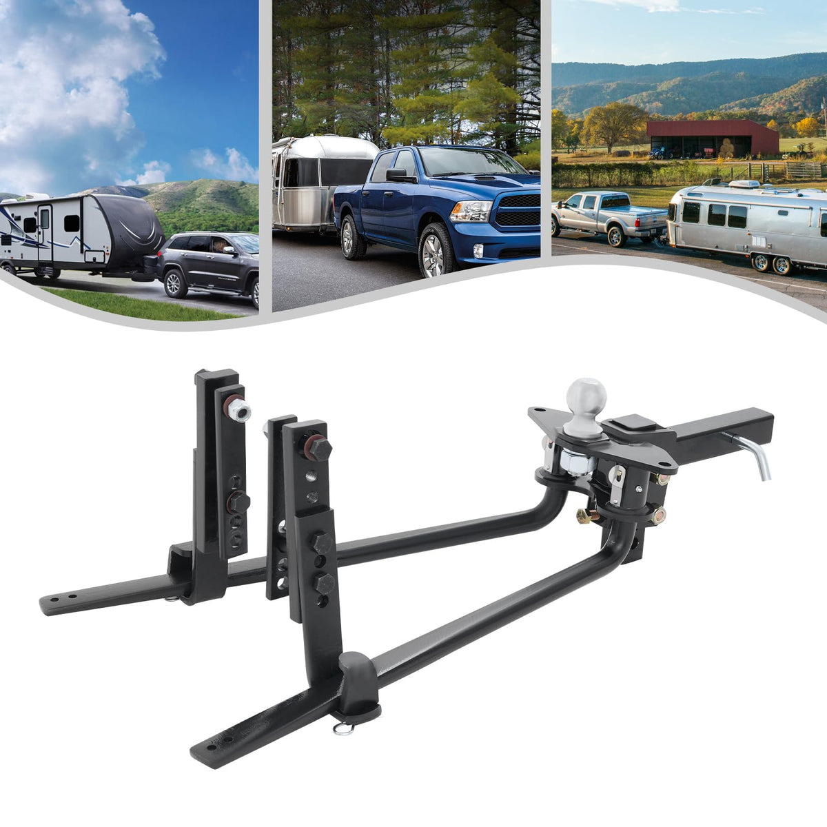 2 Point Weight Distribution Hitch with Sway Control, 8000 lbs. Capacity S357667