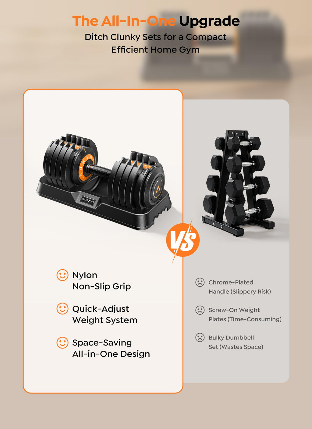 Adjustable Dumbbell Set of 2 D685108