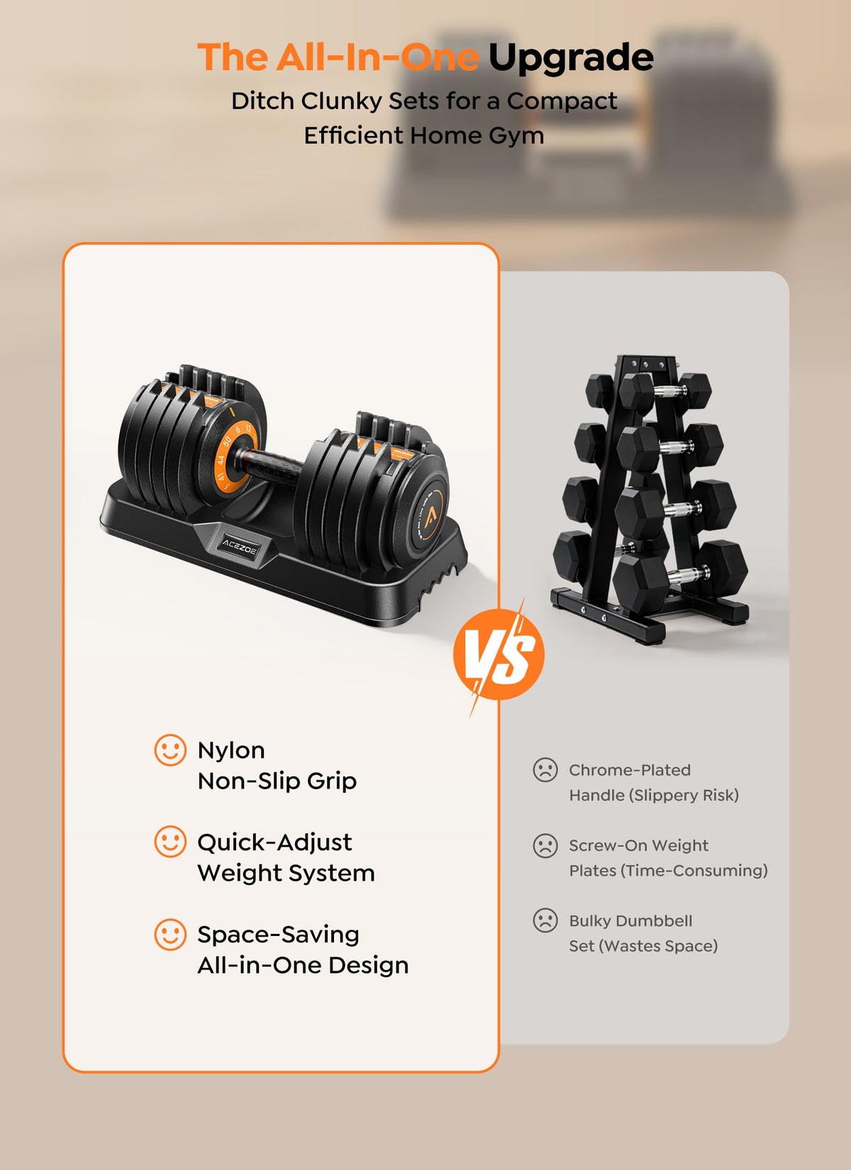Adjustable Dumbbell Set of 2 D685108