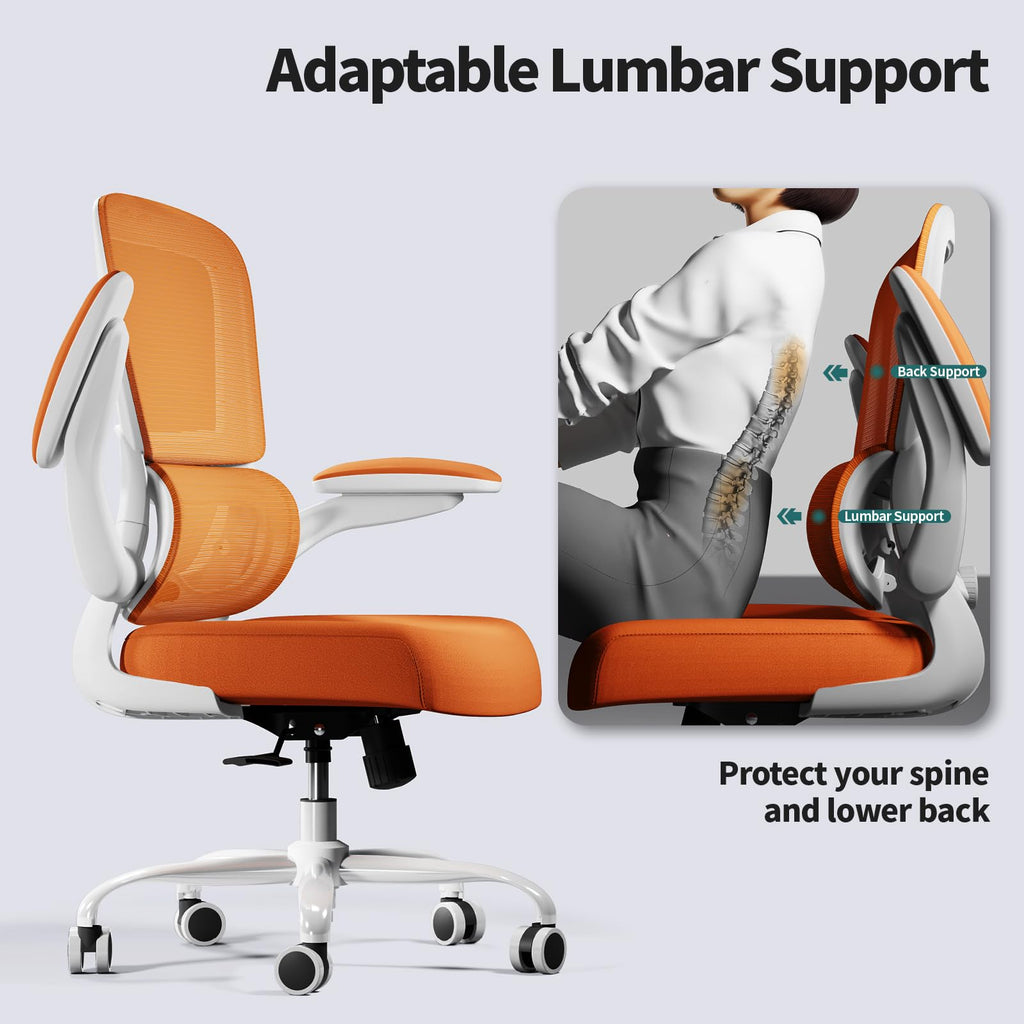Orange Ergonomic Mesh Office Chair J88214