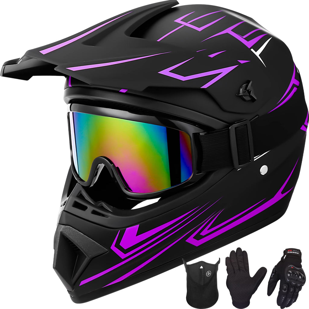 Youth Kids DOT Approved Full Face Motocross Helmet R745550